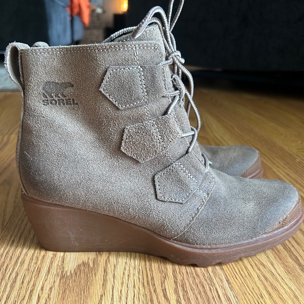Sorel Toronto Rubber Gray Wedge boots